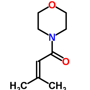 4-(3-Methyl-1-oxo-2-butenyl)morpholine Structure,53868-72-7Structure