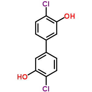 4,4’-Dichloro-(1,1’-biphenyl)-3,3’-diol Structure,53905-37-6Structure