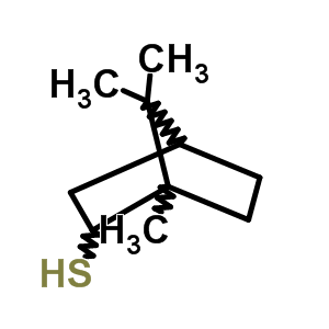 Bicyclo[2.2.1]heptane-2-thiol,1,7,7-trimethyl- Structure,5391-78-6Structure