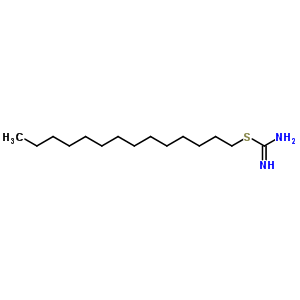 Pseudourea, 2-tetradecyl-2-thio-, monohydrochloride Structure,5392-21-2Structure