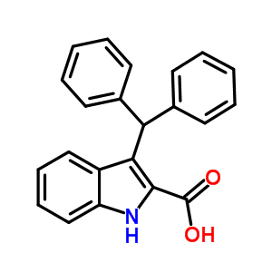 3-Benzhydryl-1h-indole-2-carboxylic acid Structure,53924-09-7Structure