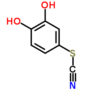 4-Thiocyanatobenzene-1,2-diol Structure,5393-22-6Structure