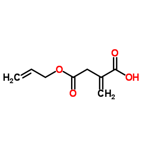 2-Methylidene-4-oxo-4-prop-2-enoxy-butanoic acid Structure,5393-28-2Structure