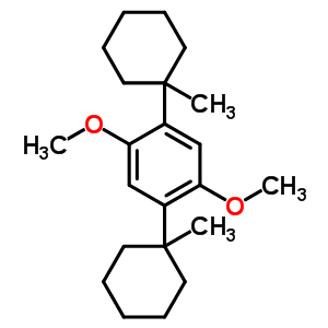 1,4-Dimethoxy-2,5-bis(1-methylcyclohexyl)benzene Structure,5393-52-2Structure