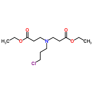 N-(3-chloropropyl)-n-(3-ethoxy-3-oxopropyl)-β-alanine ethyl ester Structure,53935-67-4Structure