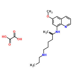 N-(6-methoxyquinolin-8-yl)-n-propyl-hexane-1,5-diamine Structure,5394-82-1Structure