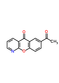 7-Acetyl-5-oxo-5h-[1]benzopyrano[2,3-b]pyridine Structure,53944-40-4Structure