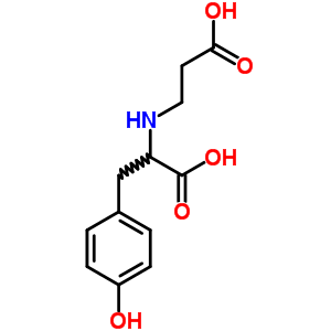 n-(2-羧基乙基)-L-酪氨酸結(jié)構(gòu)式_5395-03-9結(jié)構(gòu)式