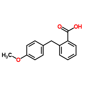 2-(4-Methoxybenzyl)benzoic acid Structure,5398-17-4Structure