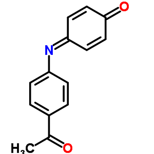 4-[(P-acetylphenyl)imino]-2,5-cyclohexadien-1-one Structure,54023-73-3Structure