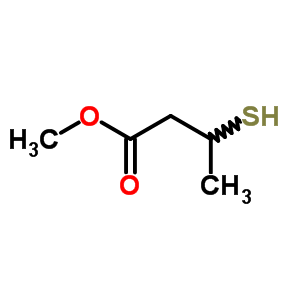 3-疏基丁酸甲酯結(jié)構(gòu)式_54051-19-3結(jié)構(gòu)式