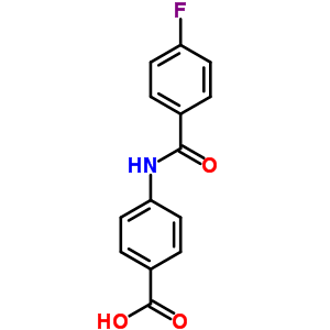 4-(4-Fluorobenzoylamino)benzoic acid Structure,54057-46-4Structure