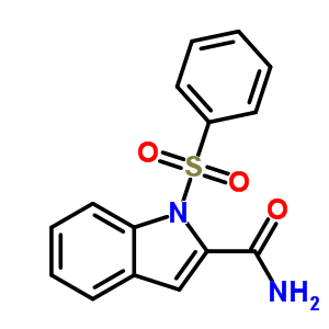 1-(Phenylsulfonyl)-1h-indole-2-carboxamide Structure,540740-47-4Structure