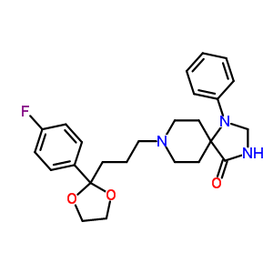 Ethylenedioxy spiperone Structure,54080-21-6Structure