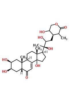 25,28-Di-epi-cyasterone Structure,54082-42-7Structure