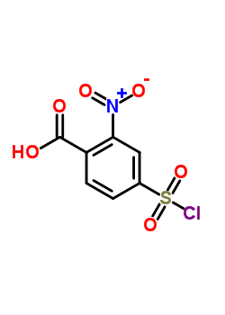 4-(Chlorosulfonyl)-2-nitrobenzoic acid Structure,54090-40-3Structure