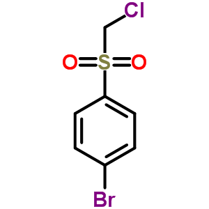 4-Bromophenyl chloromethyl sulfone Structure,54091-06-4Structure