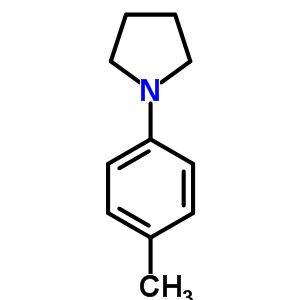 1-(4-Methylphenyl)pyrrolidine Structure,54104-82-4Structure