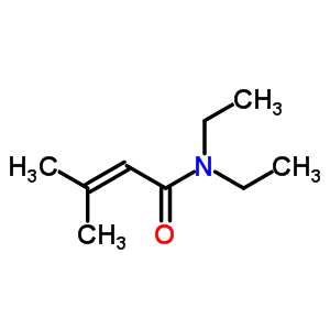 N,n-diethyl-3-methyl-2-butenamide Structure,5411-63-2Structure