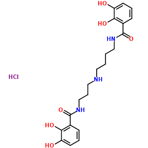 N-[4-[3-[(2,3-dihydroxybenzoyl)amino]propylamino]butyl]-2,3-dihydroxybenzamide hydrochloride Structure,54135-84-1Structure