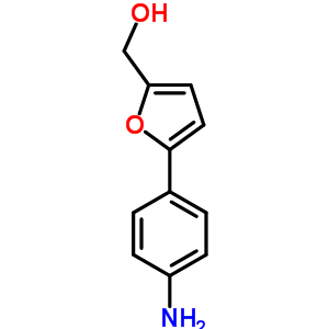 [5-(4-Amino-phenyl)-furan-2-yl]-methanol Structure,54146-51-9Structure