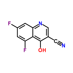 5,7-Difluoro-4-hydroxyquinoline-3-carbonitrile Structure,541505-11-7Structure