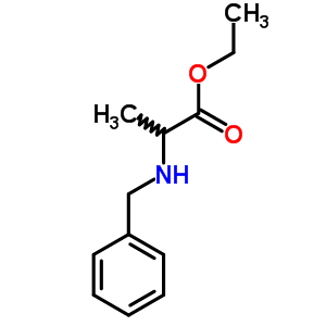 2-(芐基氨基)丙酸乙酯結(jié)構(gòu)式_54159-18-1結(jié)構(gòu)式