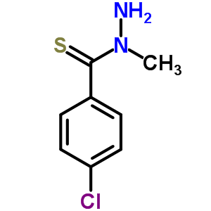 4-Chloro-n-methyl-benzenecarbothiohydrazide Structure,54214-50-5Structure