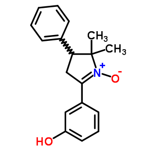 Phenol,3-(3,4-dihydro-2,2-dimethyl-1-oxido-3-phenyl-2h-pyrrol-5-yl)- Structure,54254-57-8Structure