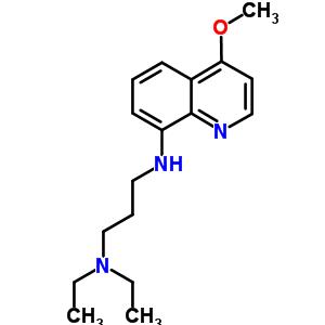 N,n-diethyl-n-(4-methoxyquinolin-8-yl)propane-1,3-diamine Structure,5430-58-0Structure