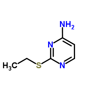 2-(乙基硫代)嘧啶-4-胺結(jié)構(gòu)式_54308-63-3結(jié)構(gòu)式