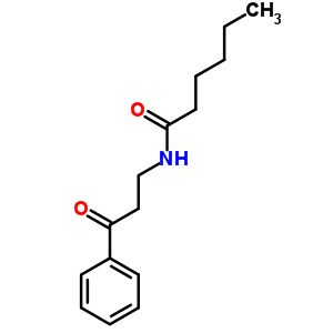 N-(3-oxo-3-phenyl-propyl)hexanamide Structure,5431-40-3Structure