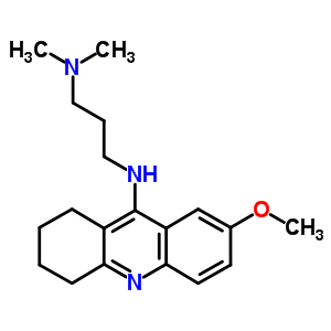 N(1)-(7-methoxy-1,2,3,4-tetrahydro-9-acridinyl)-n(3),n(3)-dimethyl-1,3-propanediamine Structure,5431-59-4Structure