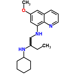 N-cyclohexyl-n-(6-methoxyquinolin-8-yl)butane-1,2-diamine Structure,5431-62-9Structure