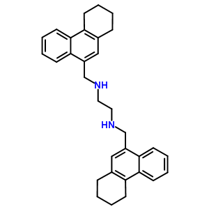 N,n-bis(1,2,3,4-tetrahydrophenanthren-9-ylmethyl)ethane-1,2-diamine Structure,5431-87-8Structure