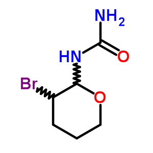 Urea,n-(3-bromotetrahydro-2h-pyran-2-yl)- Structure,5432-03-1Structure