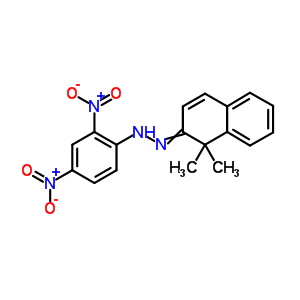 N-[(1,1-dimethylnaphthalen-2-ylidene)amino]-2,4-dinitro-aniline Structure,54321-60-7Structure