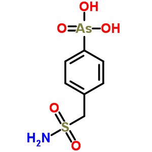 Arsonic acid,as-[4-[(aminosulfonyl)methyl]phenyl]- Structure,5433-40-9Structure