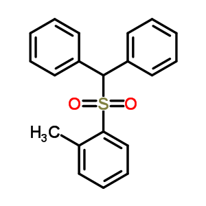 Benzene,1-[(diphenylmethyl)sulfonyl]-2-methyl- Structure,5433-77-2Structure