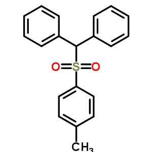 Benzene,1-[(diphenylmethyl)sulfonyl]-4-methyl- Structure,5433-78-3Structure