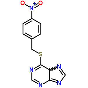 9H-purine,6-[[(4-nitrophenyl)methyl]thio]- Structure,5434-26-4Structure