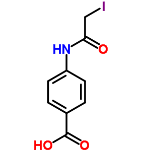 4-[(2-Iodoacetyl)amino]benzoic acid Structure,5434-66-2Structure