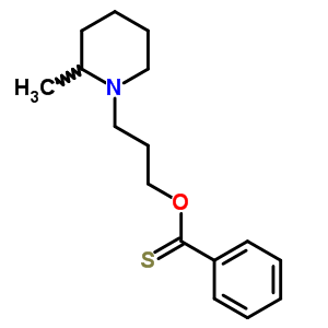 3-(2-Methyl-1-piperidyl)propoxy-phenyl-methanethione Structure,5435-04-1Structure