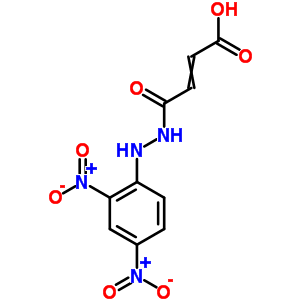 3-[[(2,4-Dinitrophenyl)amino]carbamoyl]prop-2-enoic acid Structure,5435-34-7Structure