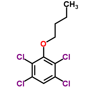 3-Butoxy-1,2,4,5-tetrachloro-benzene Structure,5435-67-6Structure