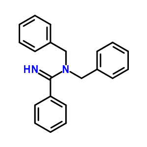 N,n-dibenzylbenzenecarboximidamide Structure,5435-86-9Structure