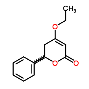 4-Ethoxy-6-phenyl-5,6-dihydropyran-2-one Structure,5435-93-8Structure