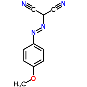 Propanedinitrile,2-[2-(4-methoxyphenyl)diazenyl]- Structure,5436-32-8Structure