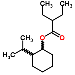 (2-Propan-2-ylcyclohexyl) 2-ethylbutanoate Structure,5436-60-2Structure