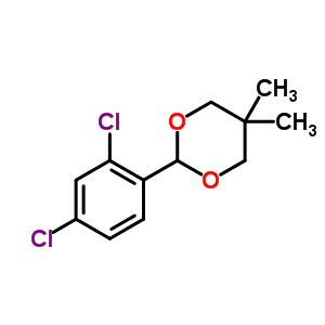 2-(2,4-Dichlorophenyl)-5,5-dimethyl-1,3-dioxane Structure,5436-85-1Structure